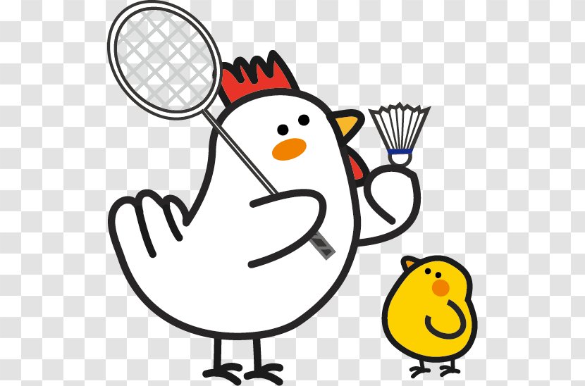 Rooster 0 New Year Card Gratis - Badminton Players Silhouette Transparent PNG