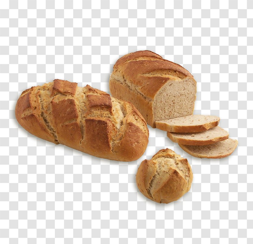 Lye Roll Rye Bread Baguette Sourdough Small Transparent PNG