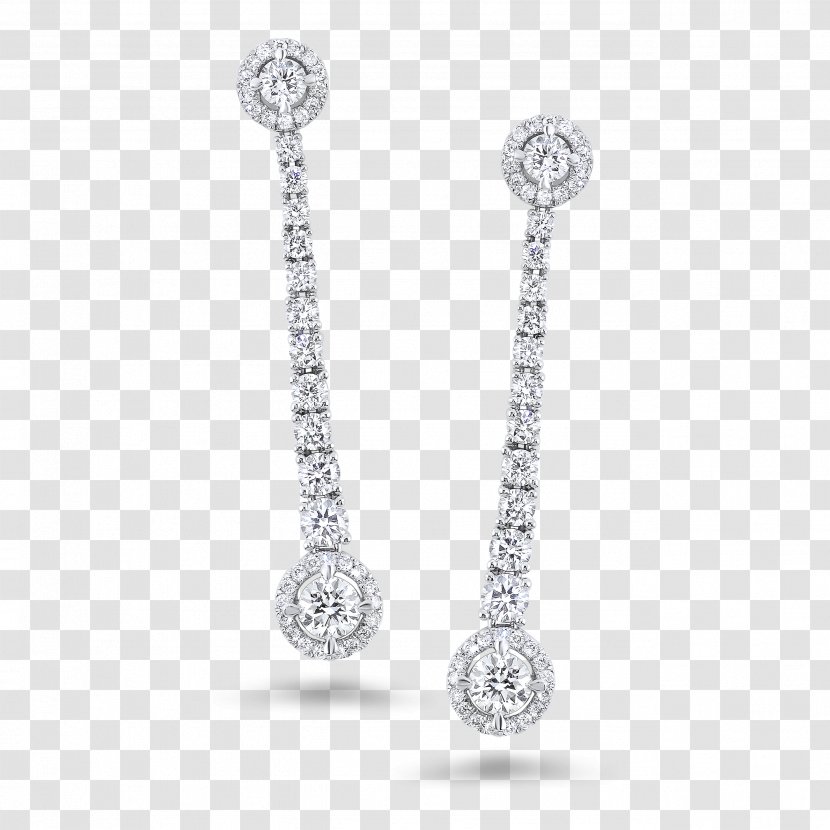Earring Diamond Body Jewellery Kreole - Noble Metal - Pigeon Dangling Ring Transparent PNG