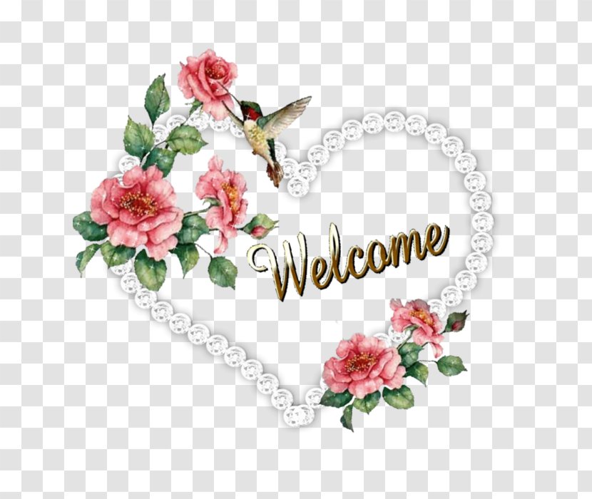 Garden Roses Flower Clip Art Wreath - Rose - Lent Welcome Clipart Transparent PNG