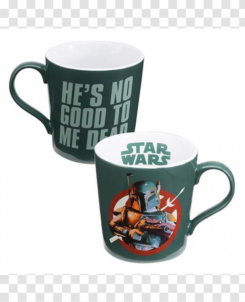 Boba Fett Han Solo Chewbacca C-3PO Anakin Skywalker - Empire Strikes Back - Mug Coffee Transparent PNG
