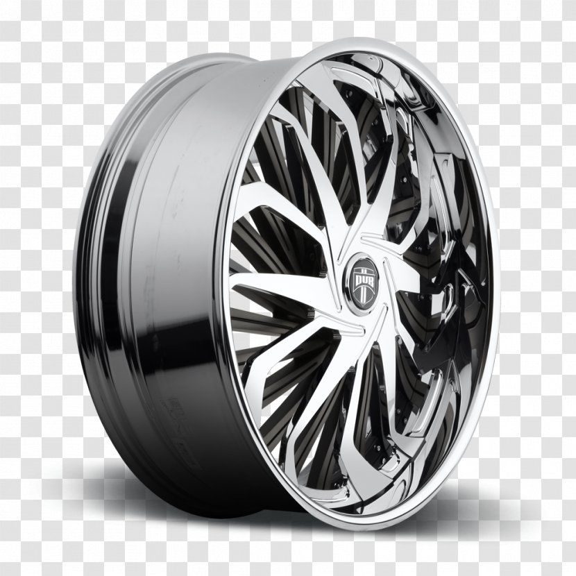 Alloy Wheel Google Chrome Spinner Rim Transparent PNG