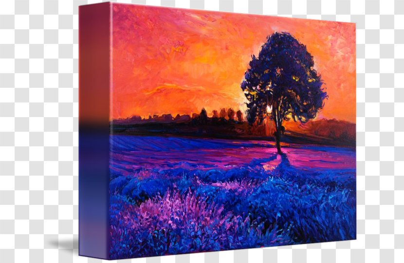 Oil Painting Modern Art - Purple Transparent PNG