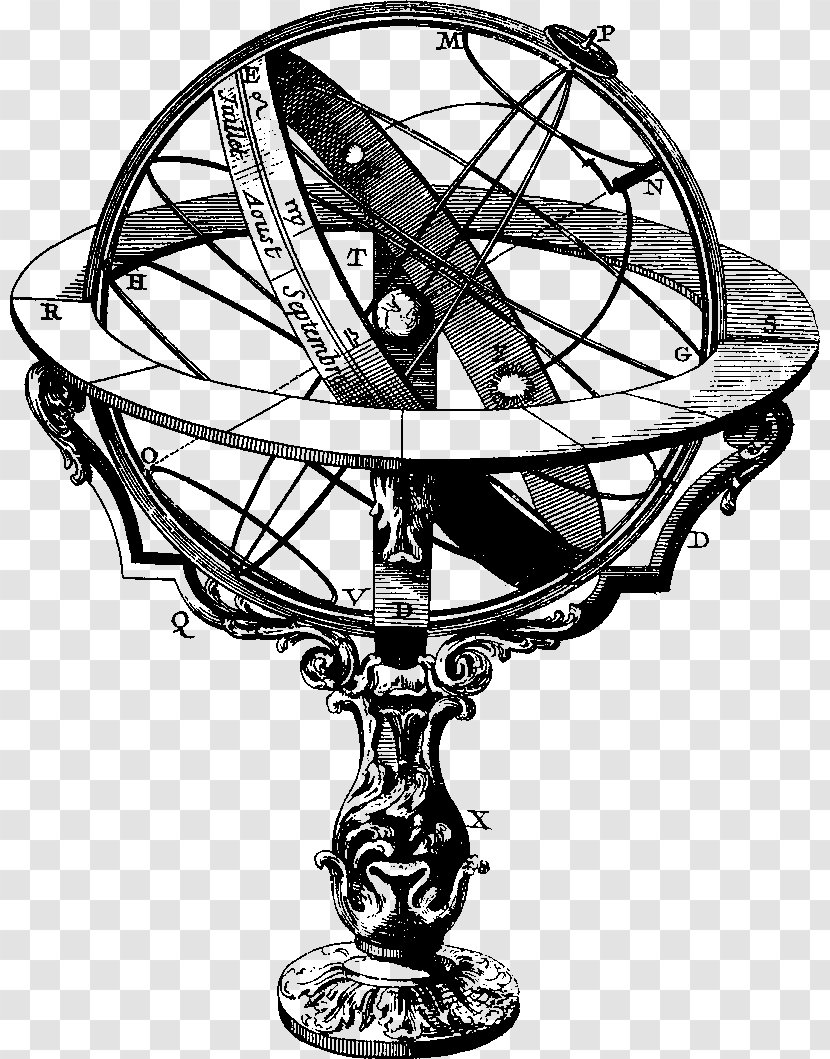 Gyroscope Armillary Sphere The Voyage Of Beagle Rubber Stamp Compass - Idea Transparent PNG