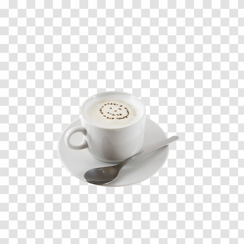 Cappuccino White Coffee Espresso Latte - Milk Transparent PNG