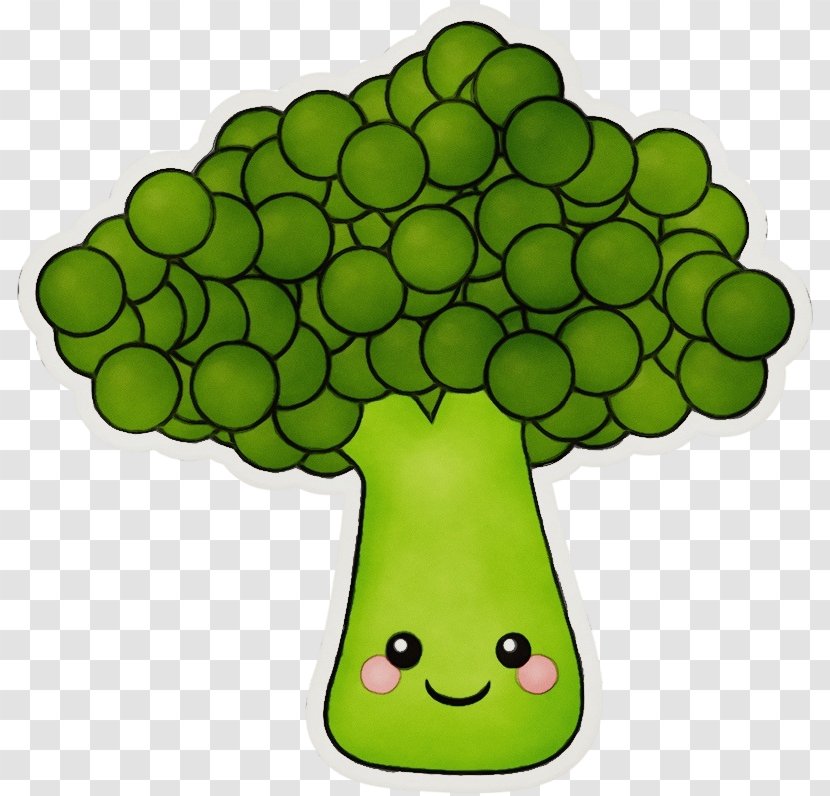 Green Clip Art Broccoli Plant Cruciferous Vegetables - Symbol Leaf Vegetable Transparent PNG