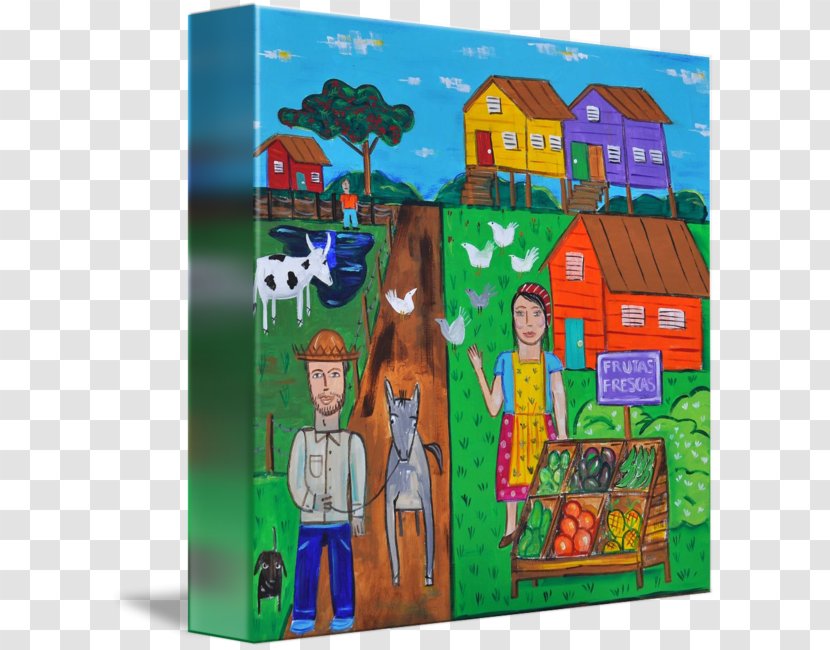 Painting Playset House Mural Transparent PNG