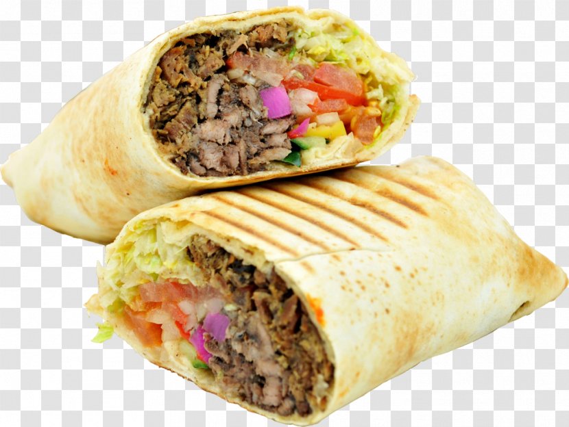 Shawarma Kebab Pita Wrap Gyro - Mexican Food - Sandwich Transparent PNG