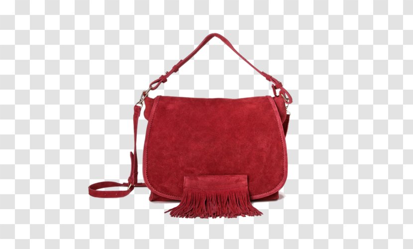 Hobo Bag Leather Red Handbag - Fashion Accessory Transparent PNG