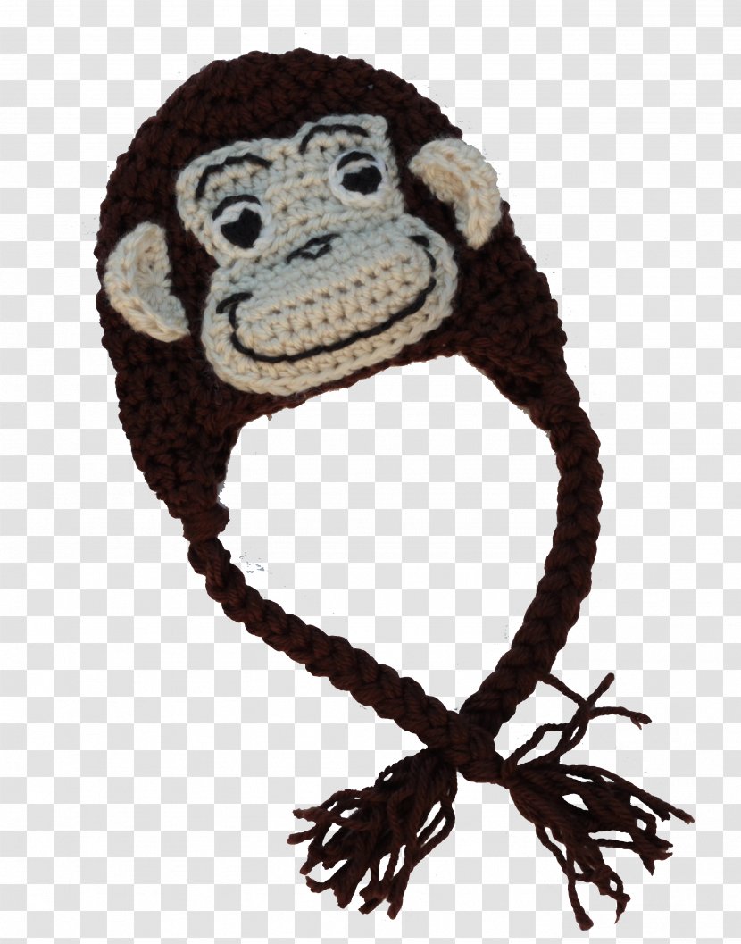 Beanie Monkey Knit Cap Yavapai College - Knitting Transparent PNG