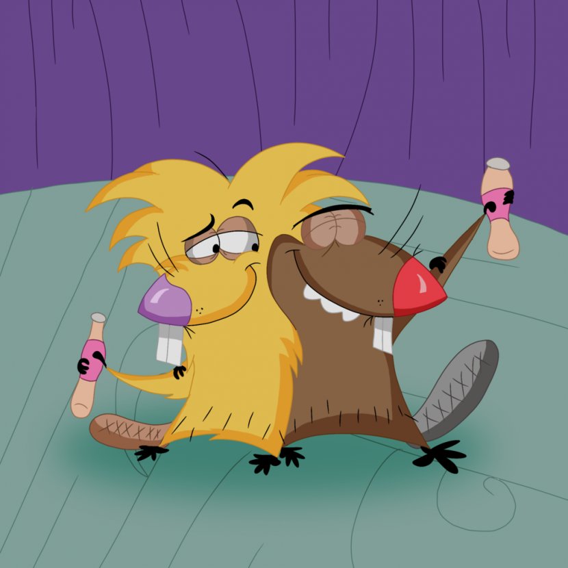 Animated Cartoon Nickelodeon Network - Heart - Beaver Transparent PNG