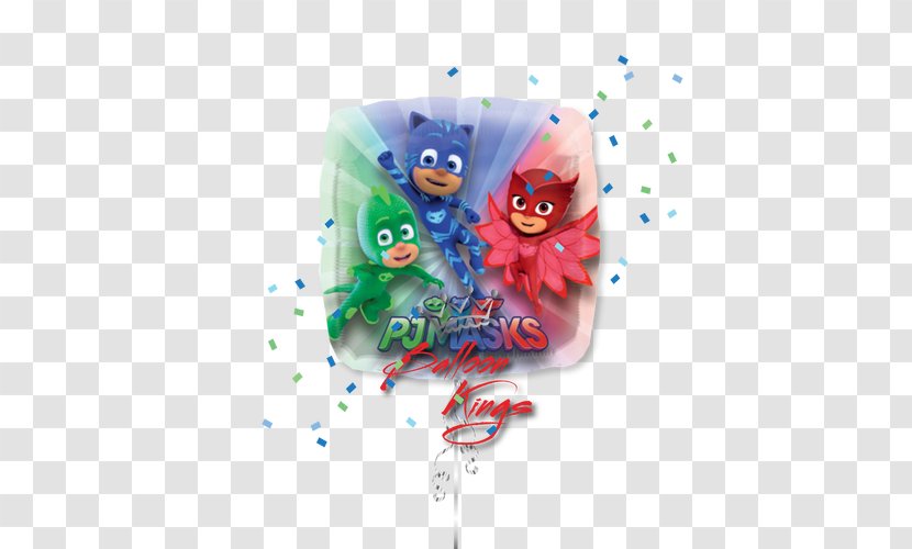Balloon Party Birthday Gift Flower Bouquet - Pj Masks Transparent PNG
