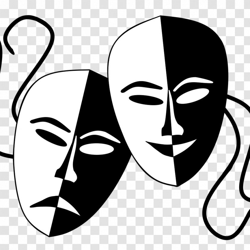 Musical Theatre Drama Art Clip - Mascara Transparent PNG