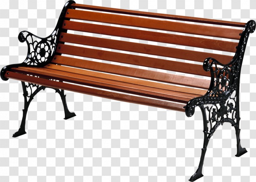 Table Chair Bench Clip Art - Wood - Park Transparent PNG