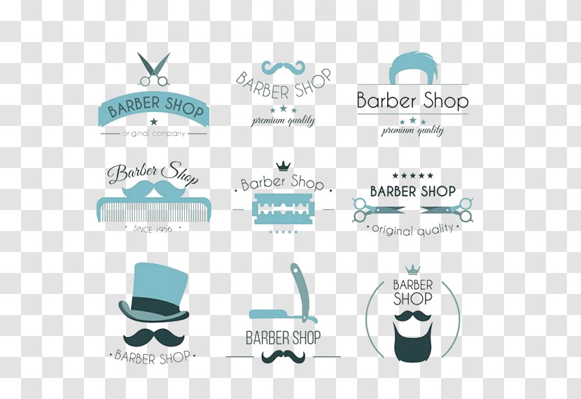 Logo Cosmetology Poster - Pattern - Barber Shop Themed Decor Elements Icon Transparent PNG