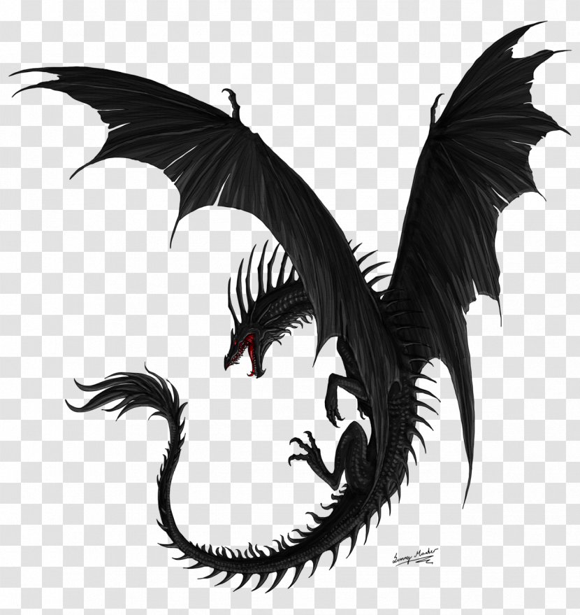 Dragon Image Drawing Sticker Decal - Fantasy Transparent PNG