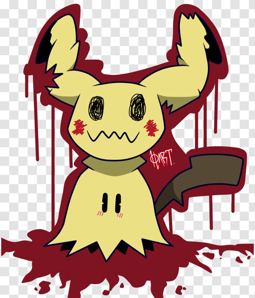 Pikachu Fan Art Pokémon Mimikyu Transparent PNG