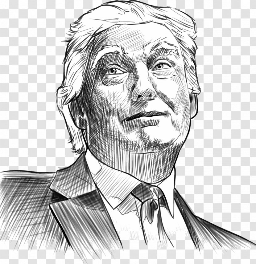 White House Chief Strategist Presidency Of Donald Trump President The United States - Forehead - Sketch Transparent PNG