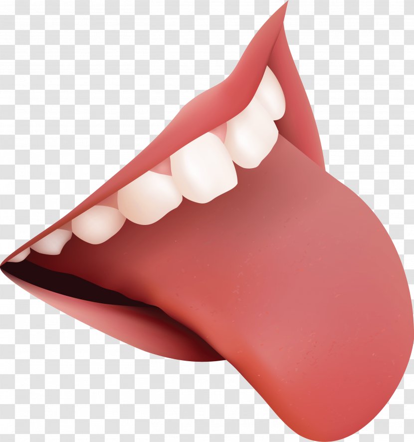 Mouth Lip Euclidean Vector Smile - Bitterness - Teeth Image Transparent PNG