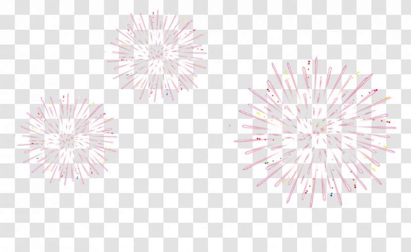 Paper Petal Pattern - Red Simple Fireworks Effect Elements Transparent PNG