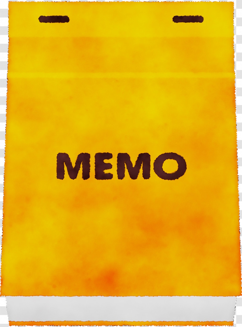 Paper Yellow Font Meter Transparent PNG