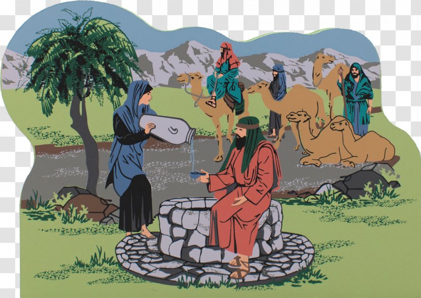 Bible Story Isaac & Rebekah Cat Kejadian 24 - Book Transparent PNG