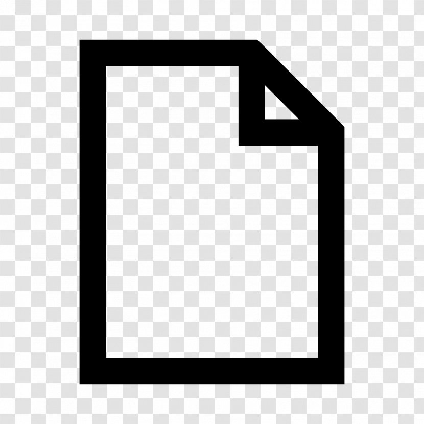 Black And White Rectangle - File Sharing Transparent PNG