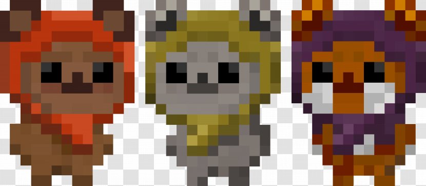 Star Wars: Tiny Death Ewok Pixel Art - Outer Space Transparent PNG