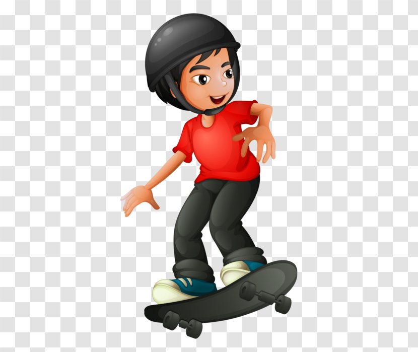 Skateboarding Boy Child - Sports Equipment - Skateboard Transparent PNG