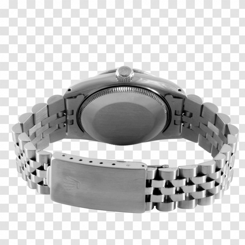 Rolex Datejust Automatic Watch Silver - Platinum - Metal Bezel Transparent PNG