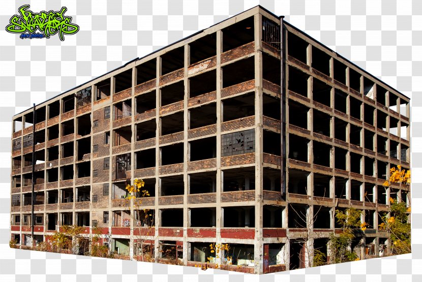 Michigan Central Station Packard Automotive Plant Husvik Ghost Town Butlin's Mosney - Building Transparent PNG
