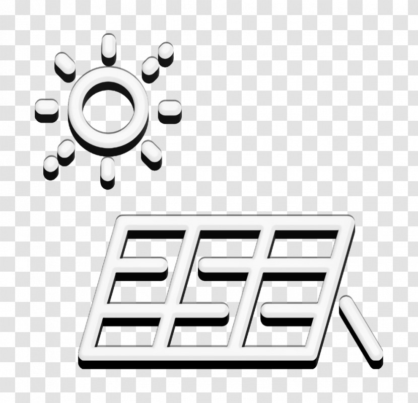 Solar Energy Icon Solar Panel Icon Ecology Elements Icon Transparent PNG