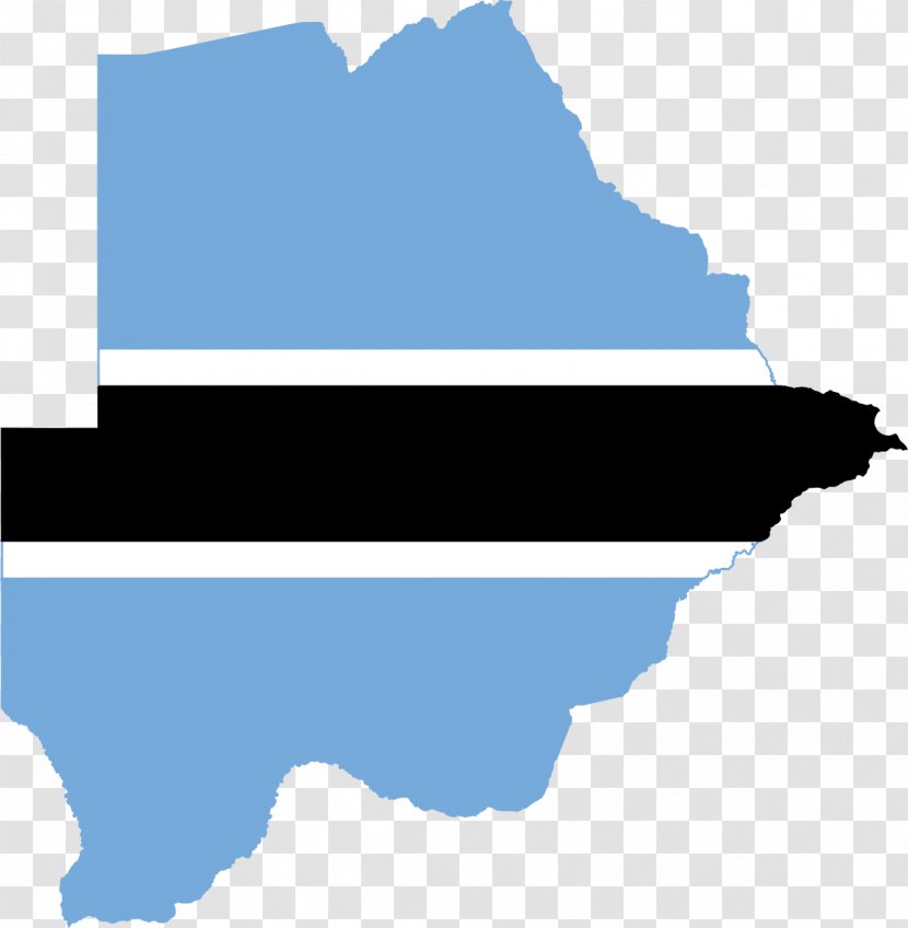 Flag Of Botswana National Map - Antigua And Barbuda - Swan Transparent PNG