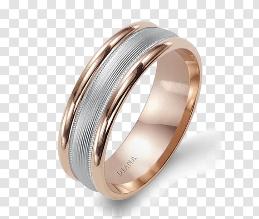 Wedding Ring Silver - Platinum Transparent PNG