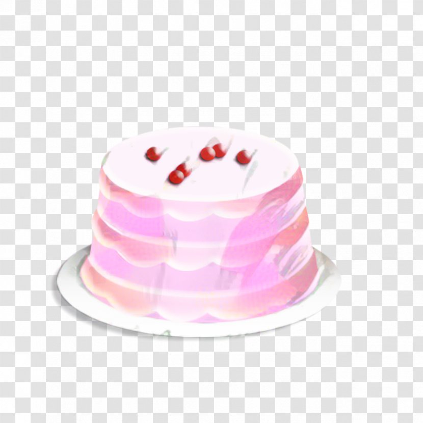 Pink Birthday Cake - Pastel - Pastry Transparent PNG