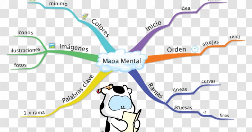 Mind Map Learning Creativity Idea - Organization - Mapa Mental Transparent PNG