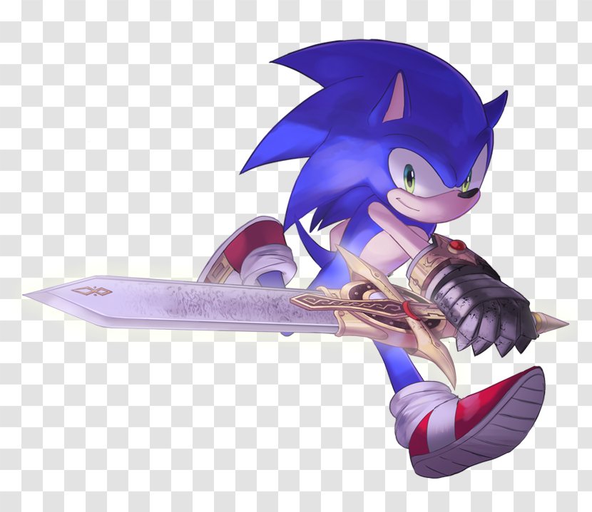 Sonic And The Black Knight Shadow Hedgehog 3 Knuckles Echidna Drawing - Silhouette - Flower Transparent PNG