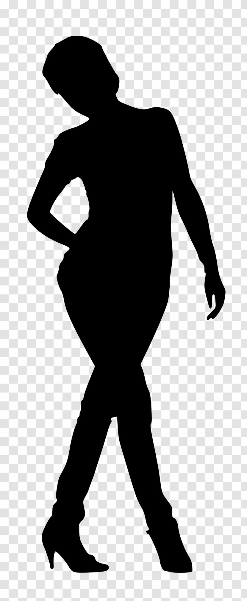 Silhouette Woman Female Clip Art - Flower Transparent PNG