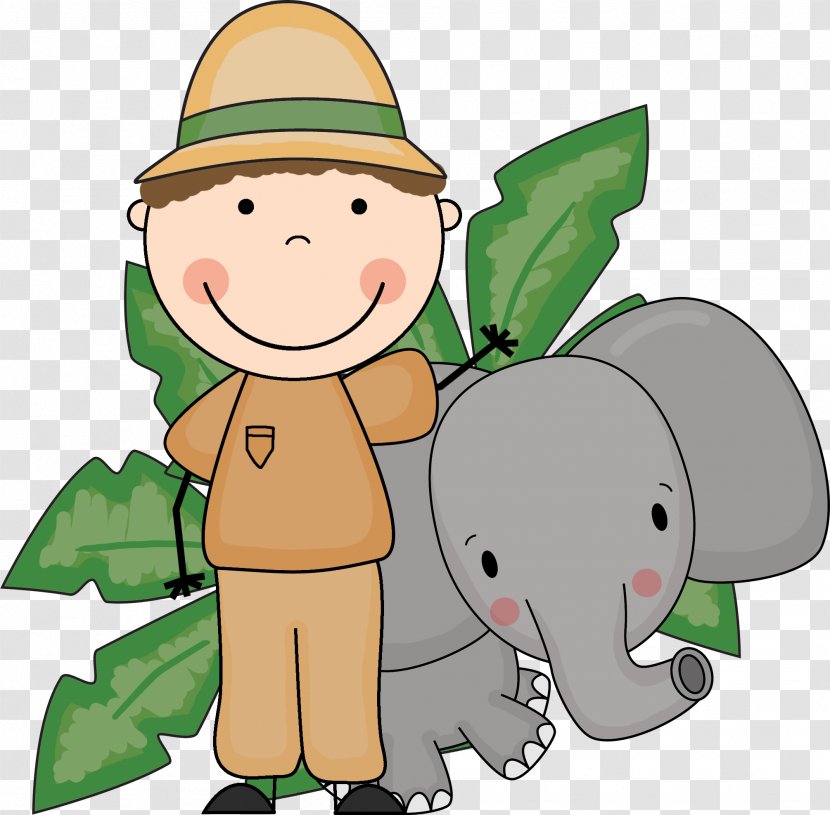 Elephant Cartoon - Character - Animation Plant Transparent PNG