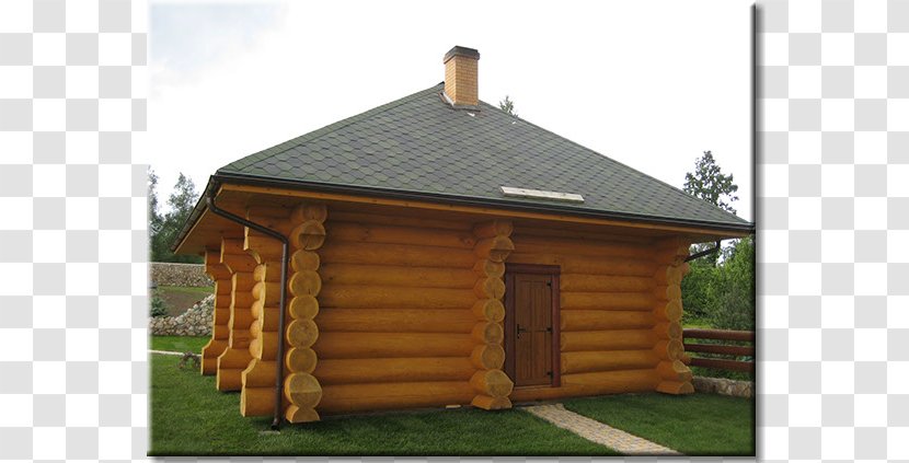 Log Cabin Property Roof Shed - Siding - Real Estate Transparent PNG