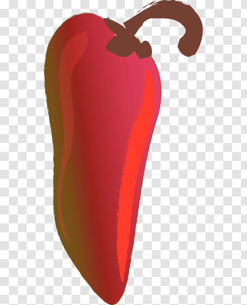 Chili Con Carne Cayenne Pepper Serrano Clip Art - Heart Transparent PNG