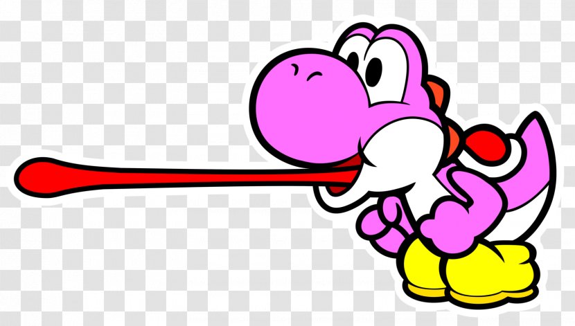 Mario & Yoshi Yoshi's Woolly World Island DS Paper Mario: The Thousand-Year Door - Magenta Transparent PNG