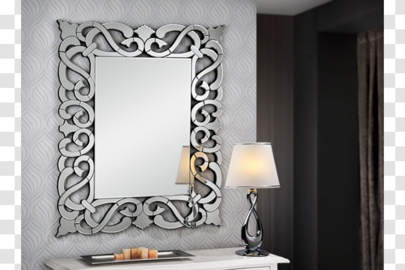 Mirror Bedside Tables Miroir Dans L'art Décoration Glass - Decor Transparent PNG