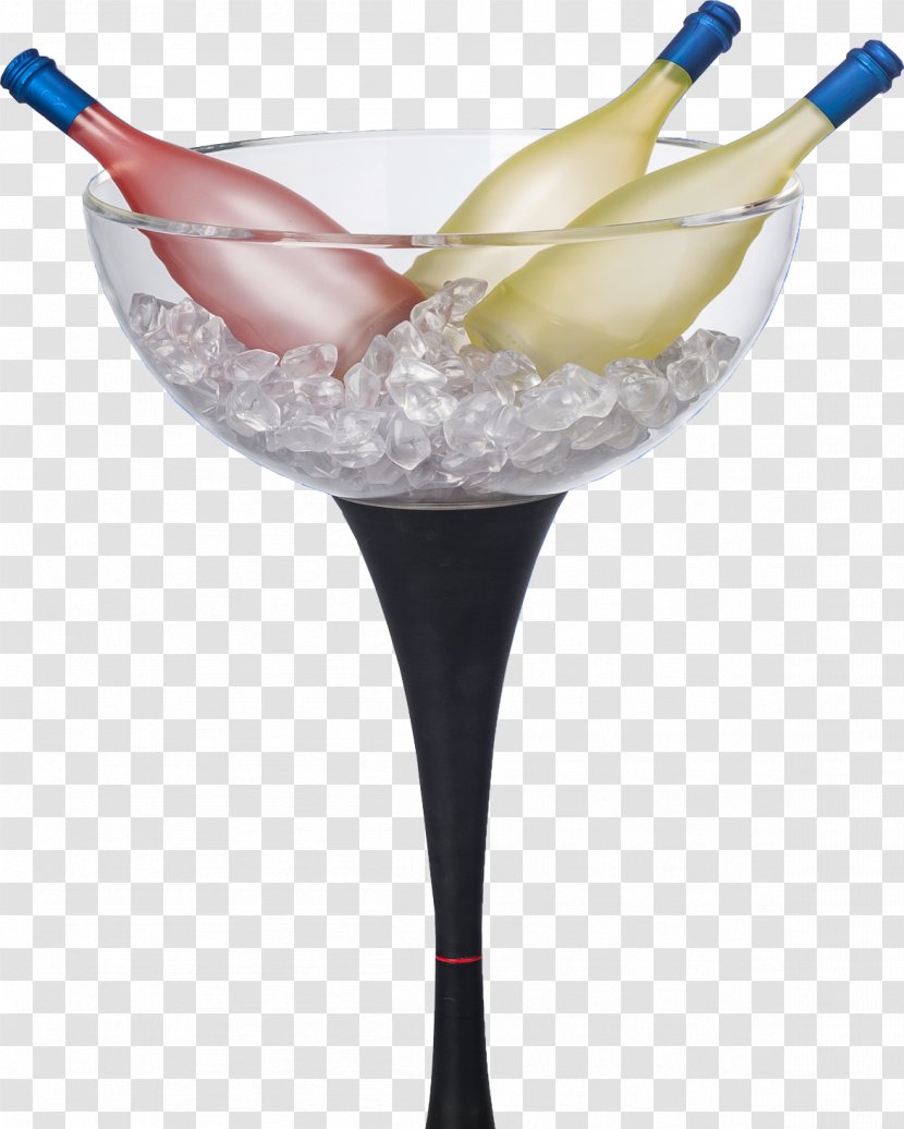 Cocktail Garnish Wine Glass Champagne - Drink Transparent PNG