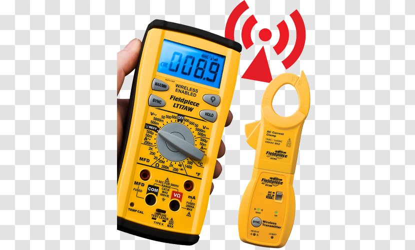 Digital Multimeter Measuring Instrument Wireless Thermocouple - 电商 Transparent PNG