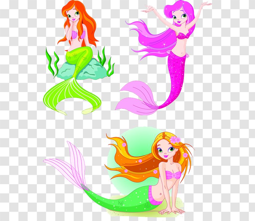 Mermaid Clip Art - Royaltyfree - Cute Image Transparent PNG