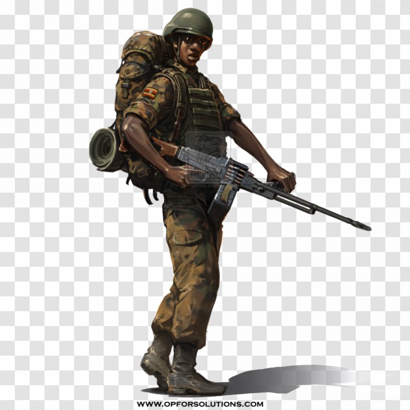 Uganda Soldier Military Army Infantry - Troop Transparent PNG