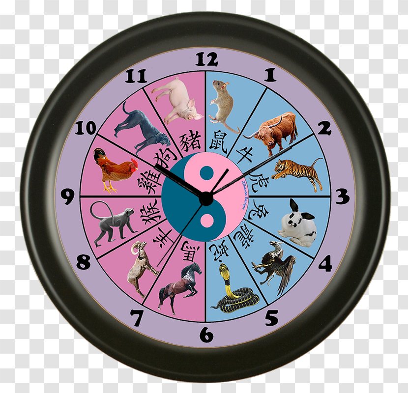 Clock Chinese Zodiac Clothing Accessories - Material Transparent PNG