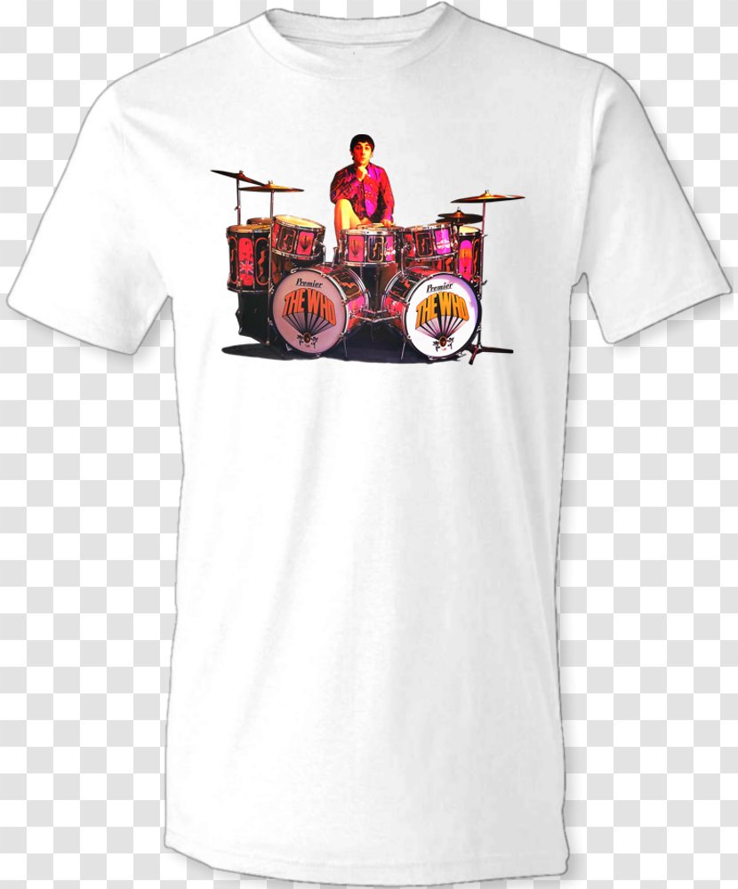 T-shirt Keith Moon: There Is No Substitute Drums Sleeve - Clothing Transparent PNG