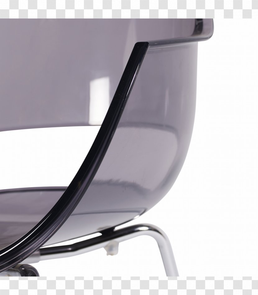 Chair Plastic Opal Grey Seat - White Transparent PNG